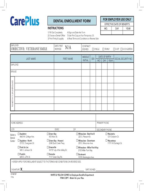 Fillable Online Cdn Hubspot Nethubfs Dental Enrollment Form For