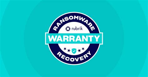 Rubrik Ransomware Recovery Warranty Rubrik