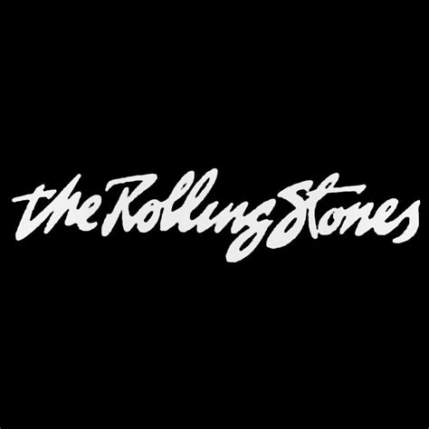 The Rolling Stones Text Decal Sticker