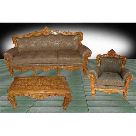 Seater Teak Wood Antique Wooden Carved Sofa Set At Rs Wooden