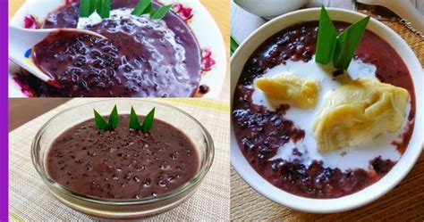 Bubur Pulut Hitam Lembut And Manis Resepi Tradisional Penuh Kenangan