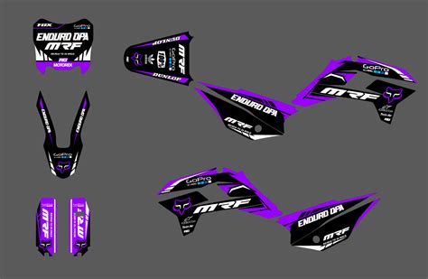 Okleina Enduro Opa - MRF 140 / KAYO / PITBIKE Opa Druk