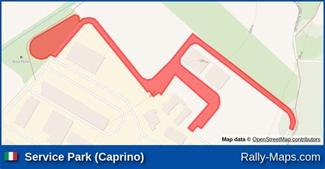 Service Park Caprino Stage Map Rally Del Bardolino Rally