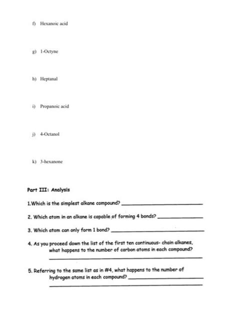 Solved Name Functional Group Identification Worksheet Chegg