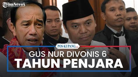 Terlibat Kasus Ijazah Palsu Jokowi Gus Nur Divonis 6 Tahun Penjara