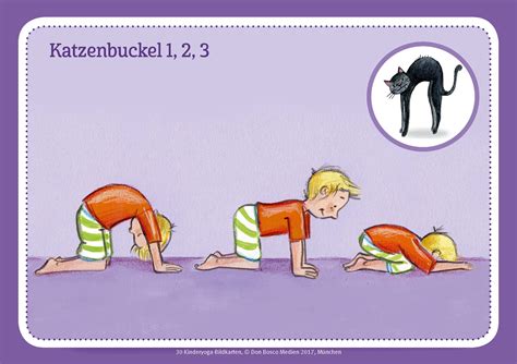 30 Kinderyoga Bildkarten Übungen und Reime für kleine Yogis