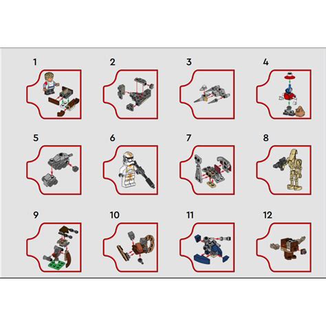 LEGO Star Wars Advent Calendar 2023 Set 75366-1 Instructions | Brick Owl - LEGO Marketplace