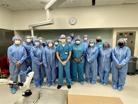 Mcleod Fellows Receive Behind The Scenes Look At Robotic Assisted Knee Surgery News