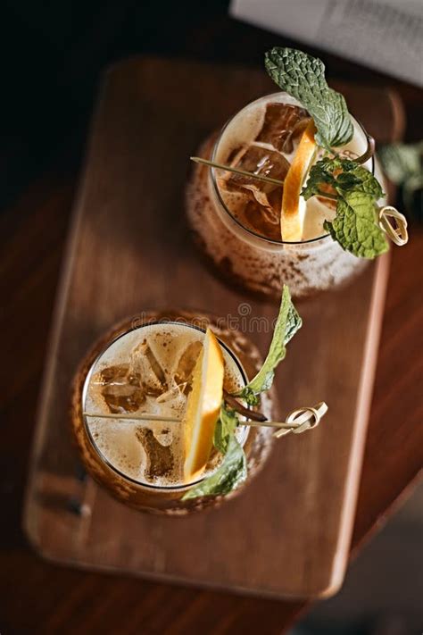 Espresso Tonic Stock Photo Image Of Food Yuzu Glass