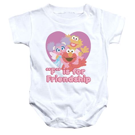 Sesame Street Friendship Infant Snapsuit Month Walmart