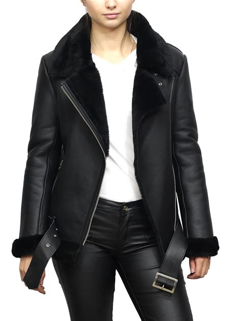 Fur Leather Jacket Womens Store Bellvalefarms