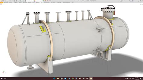 3D Modeling And Detailing For Horizontal Pressure Vessel From A To Z