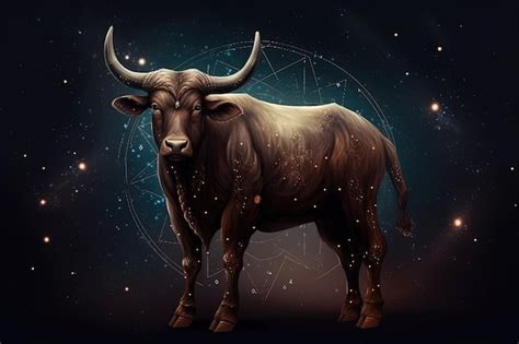 Premium Ai Image Zodiac Sign Taurus Horoscope And Astrology Concept