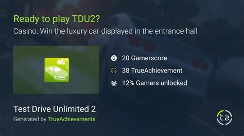 Ready To Play Tdu2 Achievement In Test Drive Unlimited 2