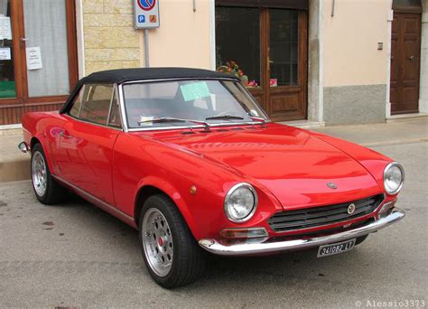 Fiat 124 Sport Spider 1600 Classic Cars Convertible Italia