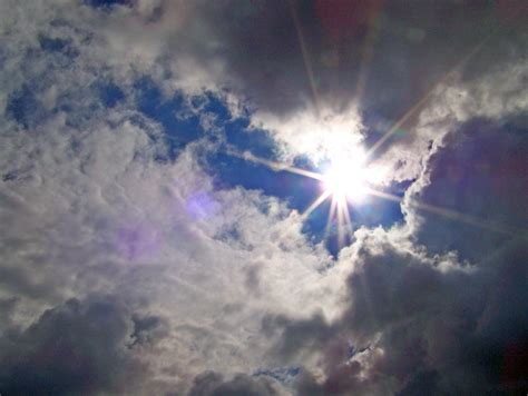 Sun And Clouds Free Stock Photo Public Domain Pictures