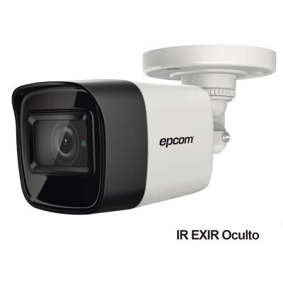 Camara Tipo Bala Turbo HD 8 MP 4K Epcom Gran Angular 102º Lente 2 8