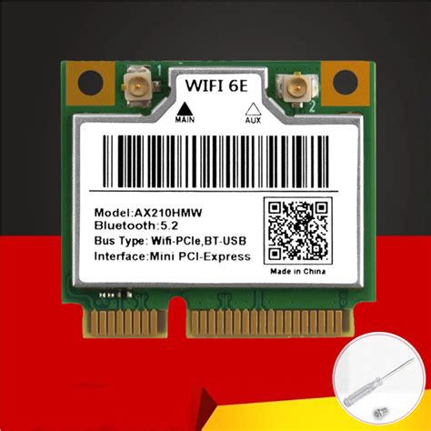 New Wifi E Ax Hmw Mini Pcie Wifi Card For Intel Ax Mbps