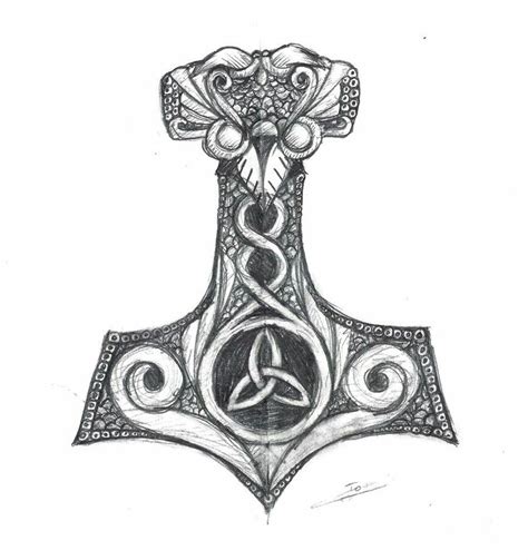 Thor Thor Hammer Tattoo Mjolnir Tattoo Thor Tattoo Shield Tattoo