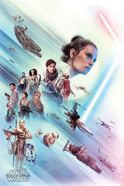 Star Wars Der Aufstieg Skywalkers Rey Poster Plakat Kaufen Bei