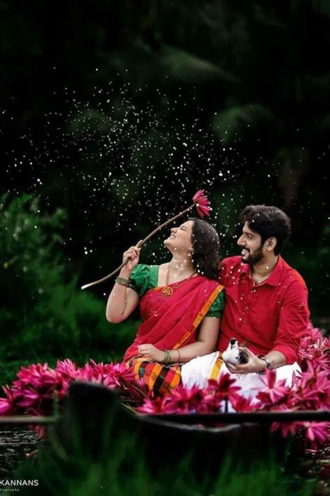 25 Poses For South Indian Wedding Couples For Pre Wedding Photoshoot