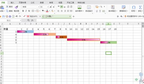 excel如何绘制施工进度图表