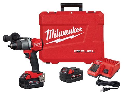 Milwaukee M18 FUEL 18-Volt Lithium-Ion Brushless 1/2 In. Cordless Drill ...