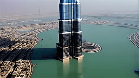 Flood In Burj Khalifa Creative Fabrica