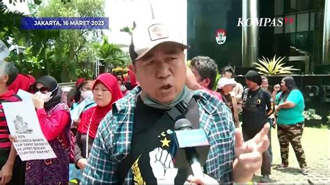 Emak Emak Demo Di Depan Kpk Terkait Dugaan Korupsi Kemenkeu Video