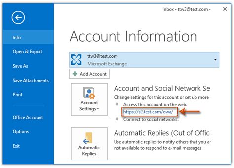 How To Access Exchange Account On Web From Outlook