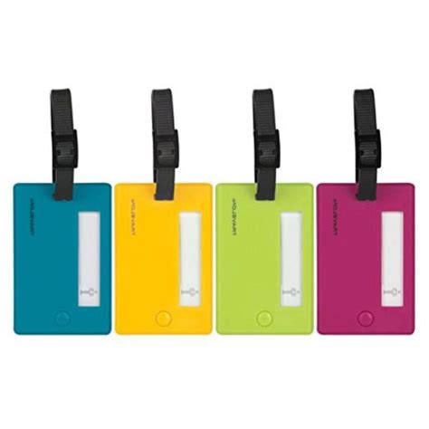 Travelon Set of 4 Assorted Color Luggage Tags, Assorted Colors, Size One Size qS 25732019557 | eBay