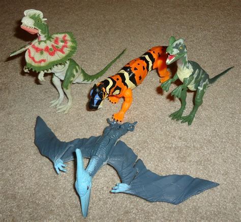 Vintage Kenner Jurassic Park Dinosaur Lot Dilophosaurus Pteranodon Tyrannonops 1829372189