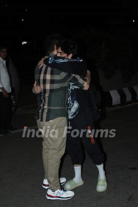 Arbaaz Khan And His Son Arhaan Khan Spotted At The Mumbai Airport Photo