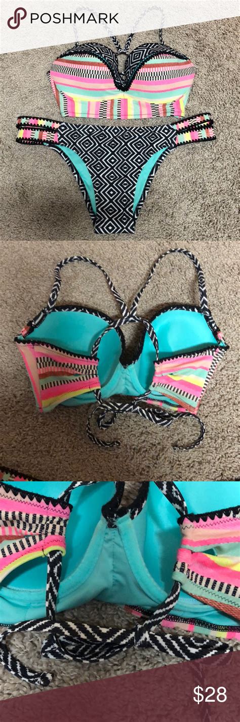 SHADE SHORE BIKINI 34D Top Large Bottom Bikinis Shades For Women