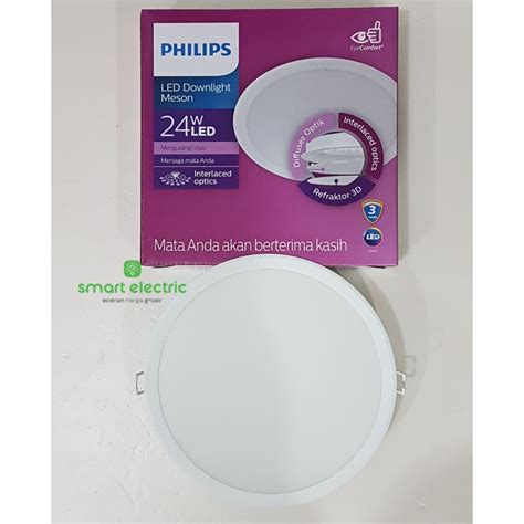 Jual Philips Meson 24 Watt Bulat Lampu Led Downlight Ceiling Tanam Plafon Shopee Indonesia