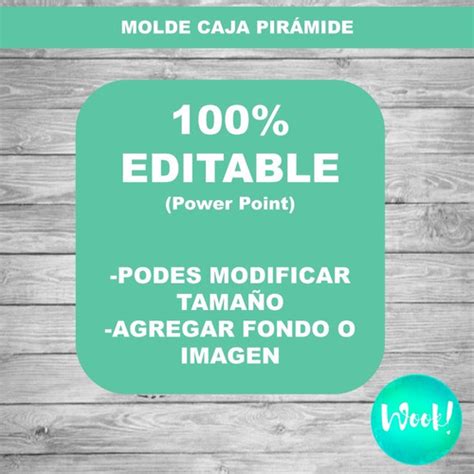 Kit Imprimible Molde Caja Pirámide Editable Papel Digital Cuotas