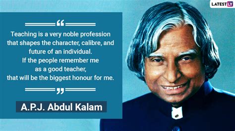 Apj Abdul Kalam 89th Birth Anniversary Top 9 Inspiring Quotes Of India S Missile Man To Mark