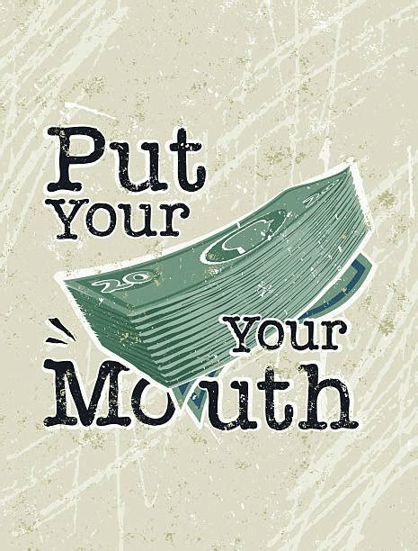 Putting Your Mouth Where The Money Is - 80+ Put Your Money Where Your Mouth Is Stock Photos, Pictures & Royalty ...