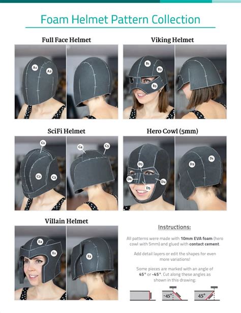 Free Helmet Template Pdf Printable Templates