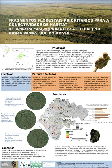 (PDF) FRAGMENTOS FLORESTAIS PRIORITÁRIOS PARA A CONECTIVIDADE DE HABITAT DE Alouatta caraya ...