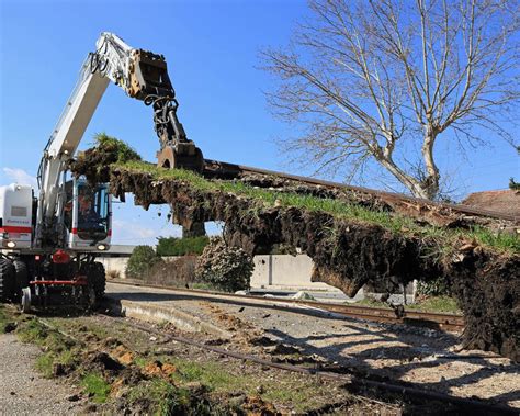 Travaux Ferroviaires Sur La Future Ligne Avignon Carpentras Jean Luc