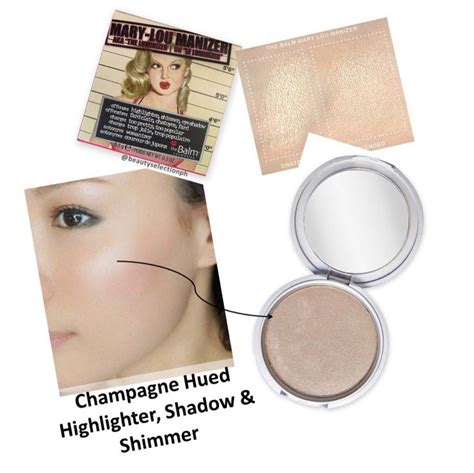 Thebalm Mary Lou Manizer Highlighter Shimmer Eyeshadow Preloved