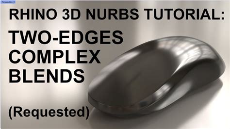 Rhino D Advanced Modelling Tutorial Complex Two Edges Nurbs Surfacing