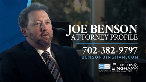 Benson Bingham Joe Benson Attorney Profile YouTube