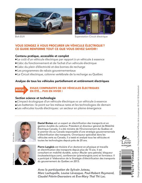 Livre Le guide pratique de la voiture électrique et plus Les