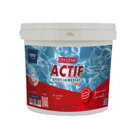 OXYGENE ACTIF Galets De 200 G Seau De 3 Kg EDG BY AQUALUX EDG