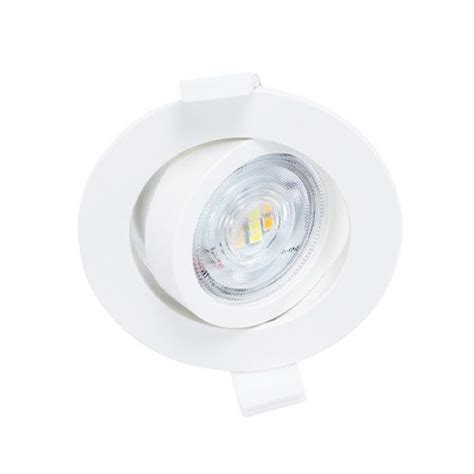 Spot LED Encastrable Orientable MIIDEX 230V 5W CCT 85mm Blanc CARAT