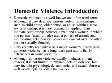 Persuasive Essay Domestic Violence Telegraph