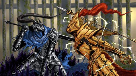 Dark Souls Artorias Vs Ornstein Dark Souls Dark Souls Artorias Dark