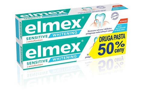 Elmex Sensitive Whitening pasta do zębów wybielająca 2x75 ml Sklep